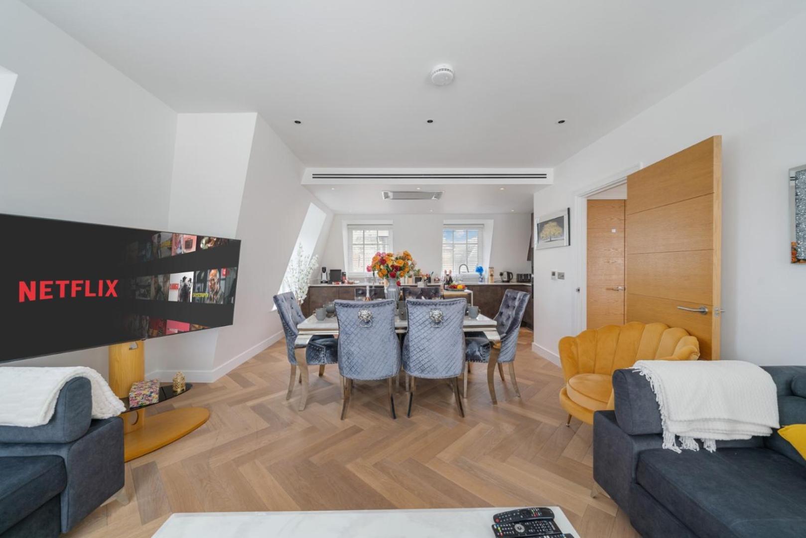 Elegant 3-Bedroom Penthouse In Marble Arch 70 ロンドン エクステリア 写真