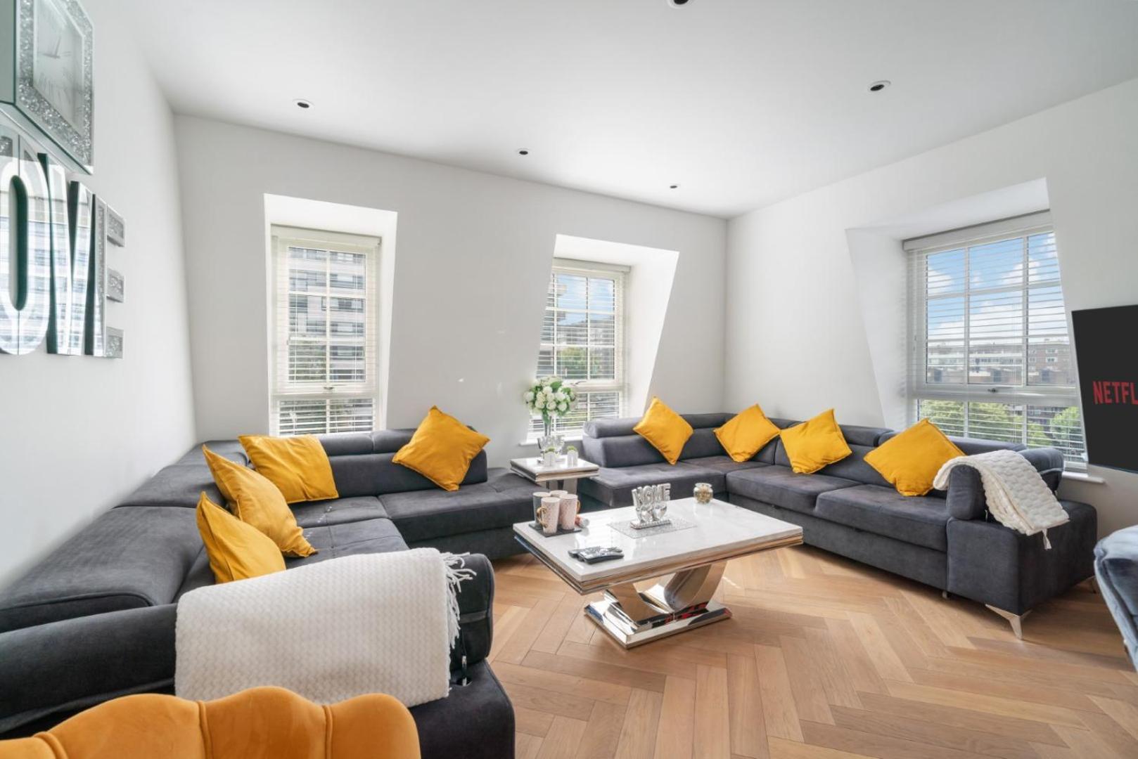 Elegant 3-Bedroom Penthouse In Marble Arch 70 ロンドン エクステリア 写真