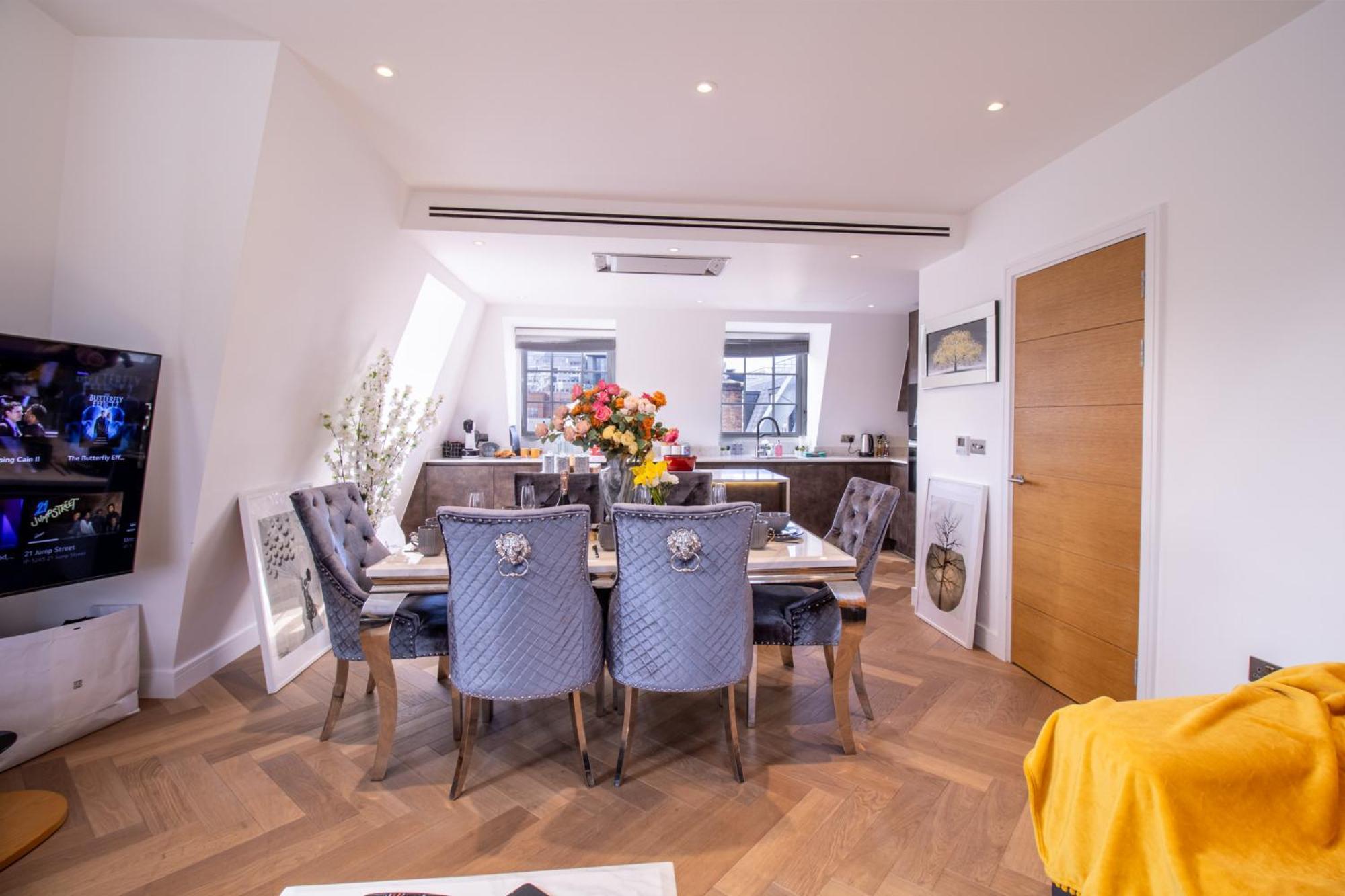 Elegant 3-Bedroom Penthouse In Marble Arch 70 ロンドン エクステリア 写真
