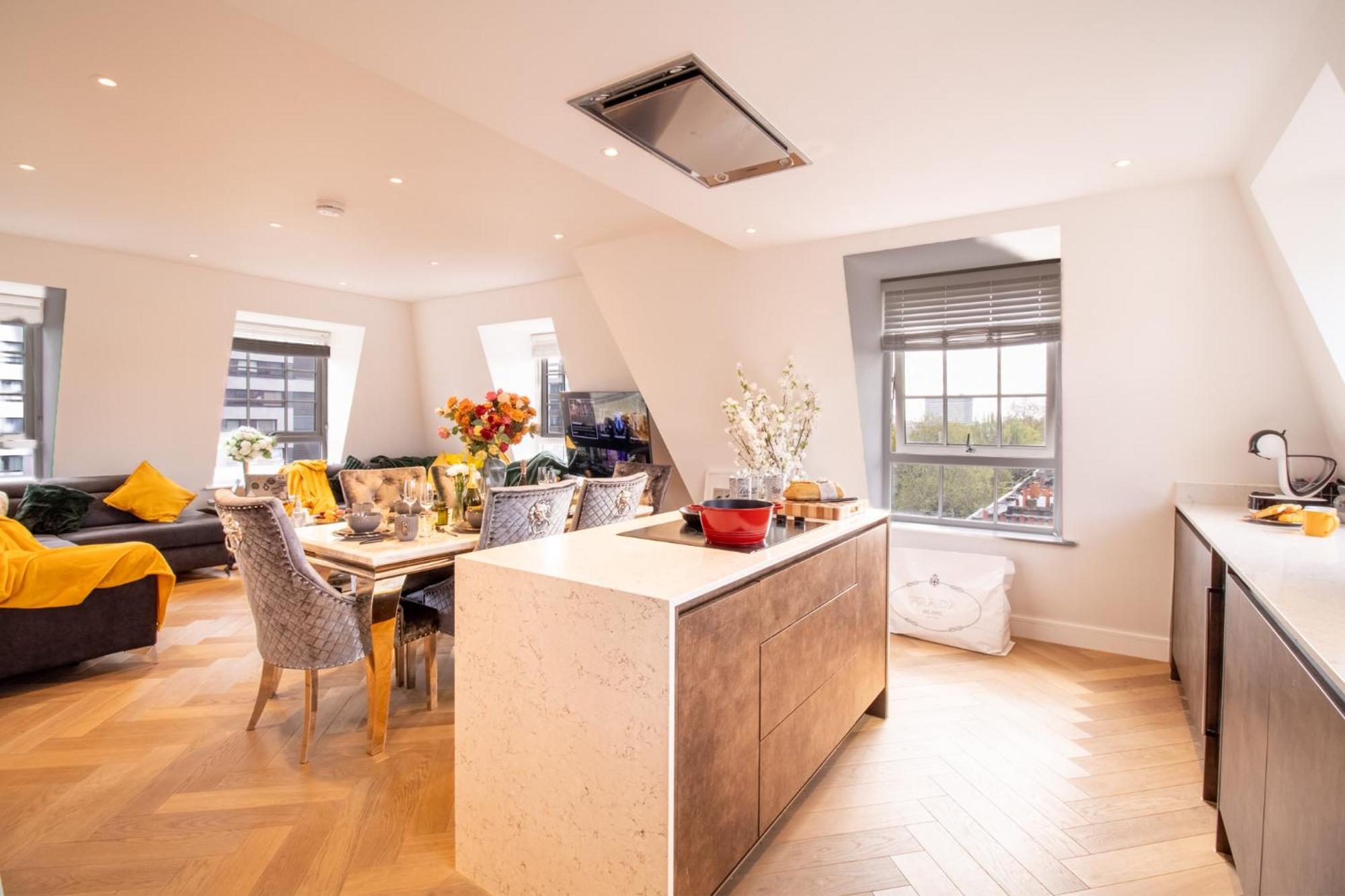 Elegant 3-Bedroom Penthouse In Marble Arch 70 ロンドン エクステリア 写真