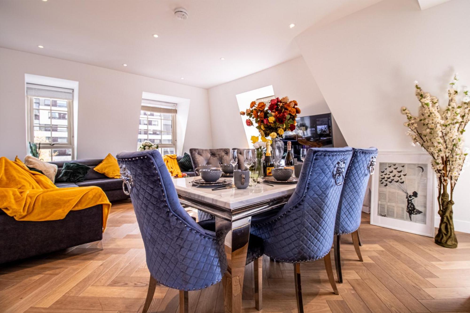Elegant 3-Bedroom Penthouse In Marble Arch 70 ロンドン エクステリア 写真