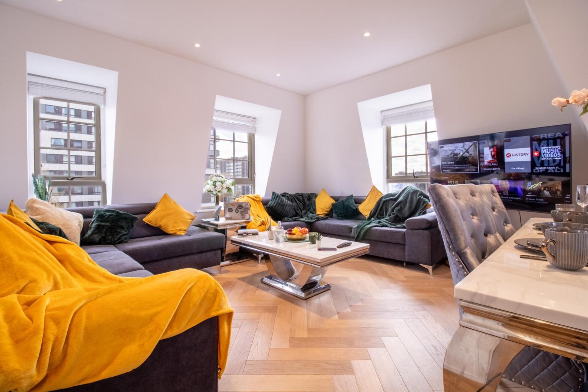 Elegant 3-Bedroom Penthouse In Marble Arch 70 ロンドン エクステリア 写真