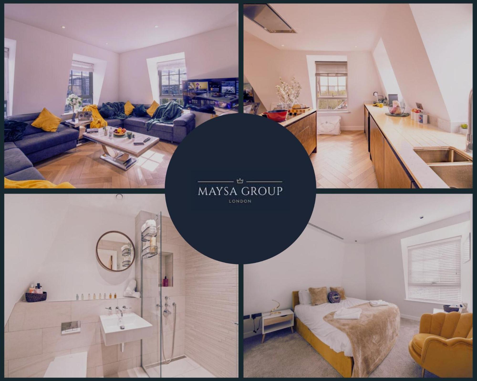 Elegant 3-Bedroom Penthouse In Marble Arch 70 ロンドン エクステリア 写真